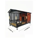 Iron Fort  Heavy-Duty 2-in-1 Duplex Dog Kennel with Two Rooms & Two Activity Areas for Large Breeds - Image 2