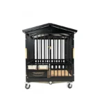 Outpost Heavy-Duty Single Kennel for Large Dogs 1.3x1.5m