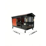 Steel Fang Outpost Heavy-Duty 2-in-1 Duplex Dog Kennel with Two Rooms & Two Activity Areas for Large Breeds0 - Image 3