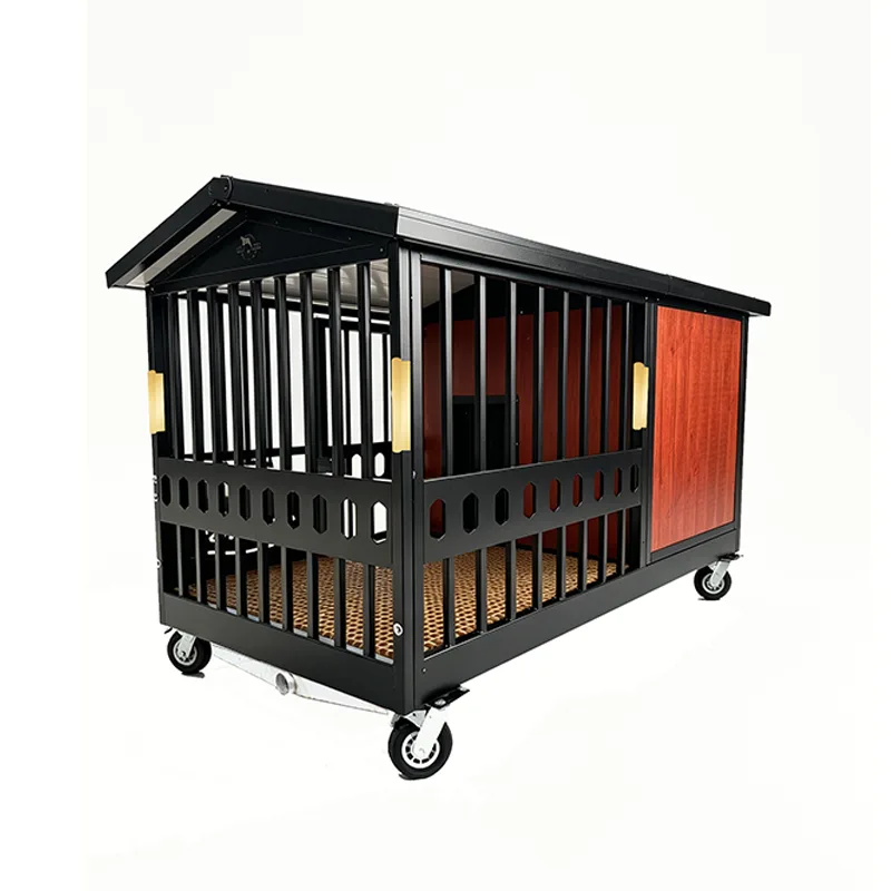 Steel Fang Outpost-1x2m (4) Steel Fang Outpost Heavy-Duty 2-in-1 Duplex Dog Kennel with Two Rooms & Two Activity Areas for Large Breeds0 - Image 1