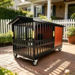 Steel Fang Outpost Heavy-Duty 2-in-1 Duplex Dog Kennel with Two Rooms & Two Activity Areas for Large Breeds0 - Image 4