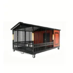 King Kong Dominator Heavy-Duty 2-in-1 Duplex Dog Kennel with Two Rooms & Two Activity Areas for Large Breeds - Image 2