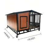 Twin Titan  Heavy-Duty 2-in-1 Duplex Dog Kennel with Two Rooms & Two Activity Areas for Large Breeds - Image 3