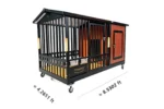 Heavy Duty Insulated Outdoor Dog House for Large Dogs – TITAN 1.3×2.6m \| Titan Villa - Image 4