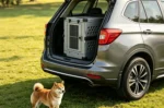 Heavy Duty Aluminum Foldable Dog Crate for Medium Dogs – TITAN FOLD S | Collapsible Portable Travel Kennel for Car SUV – Titan Villa - Image 4