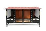 Heavy Duty Duplex Insulated Dog Kennel for 2 Large Dogs – TWIN TITAN Fort-XL \| Titan Villa