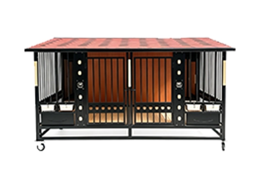 TWIN TITAN Fort XL (1) Heavy Duty Duplex Insulated Dog Kennel for 2 Large Dogs – TWIN TITAN Fort-XL \| Titan Villa - Image 1
