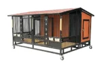 Heavy Duty Duplex Insulated Dog Kennel for 2 Large Dogs – TWIN TITAN Fort-XL \| Titan Villa - Image 2