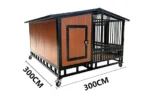 Heavy Duty Duplex Insulated Dog Kennel for 2 Large Dogs – TWIN TITAN Fort-XL \| Titan Villa - Image 3