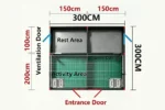 Heavy Duty Duplex Insulated Dog Kennel for 2 Large Dogs – TWIN TITAN Fort-XL \| Titan Villa - Image 4