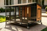 Heavy Duty Duplex Insulated Dog Kennel for 2 Large Dogs – TWIN TITAN Fort-XL \| Titan Villa - Image 5