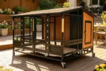 Heavy Duty Duplex Insulated Dog Kennel for 2 Large Dogs – TWIN TITAN Fort-XL \| Titan Villa - Image 6