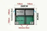Heavy Duty Open Style Duplex Dog Villa for 2 Large Dogs – TWIN TITAN Pavilion | Titan Villa - Image 3