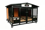Heavy Duty Open Style Duplex Dog Villa for 2 Large Dogs – TWIN TITAN Pavilion-XL | Titan Villa