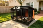 Heavy Duty Open Style Duplex Dog Villa for 2 Large Dogs – TWIN TITAN Pavilion-XL | Titan Villa - Image 4