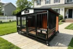 Heavy Duty Open Style Duplex Dog Villa for 2 Large Dogs – TWIN TITAN Pavilion-XL | Titan Villa - Image 5